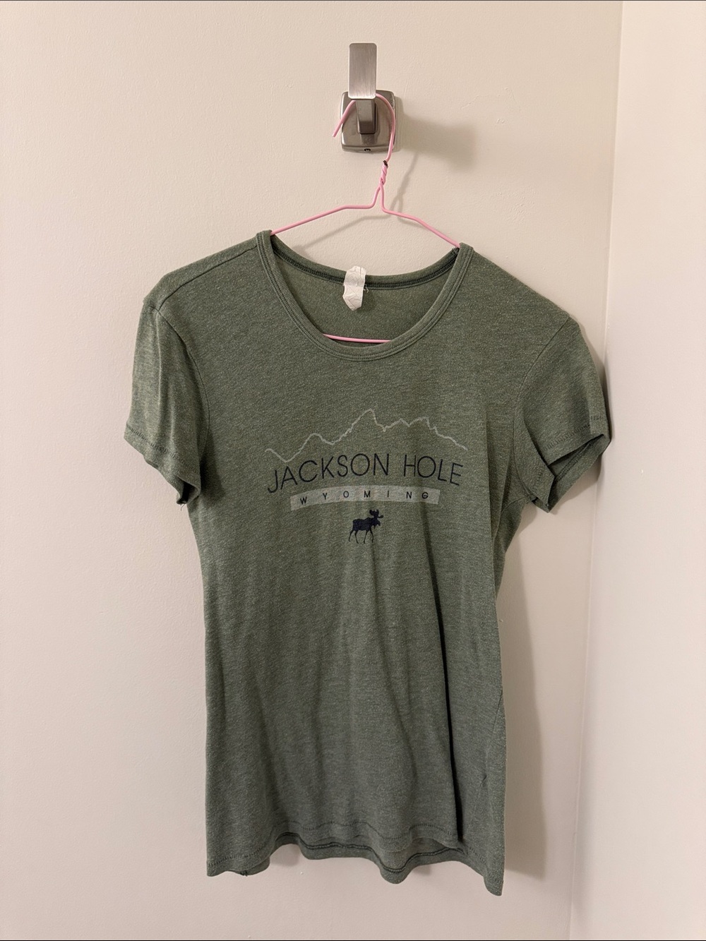 Alternative Green Jackson Hole Wyoming Graphic Tee - Women